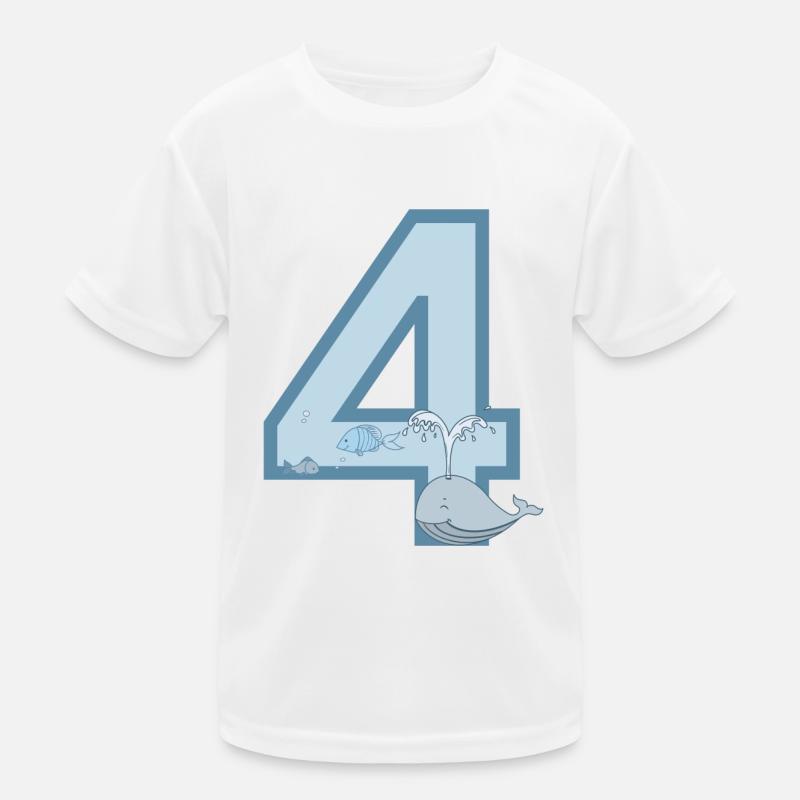 Numéro 4 T-shirt sport Enfant