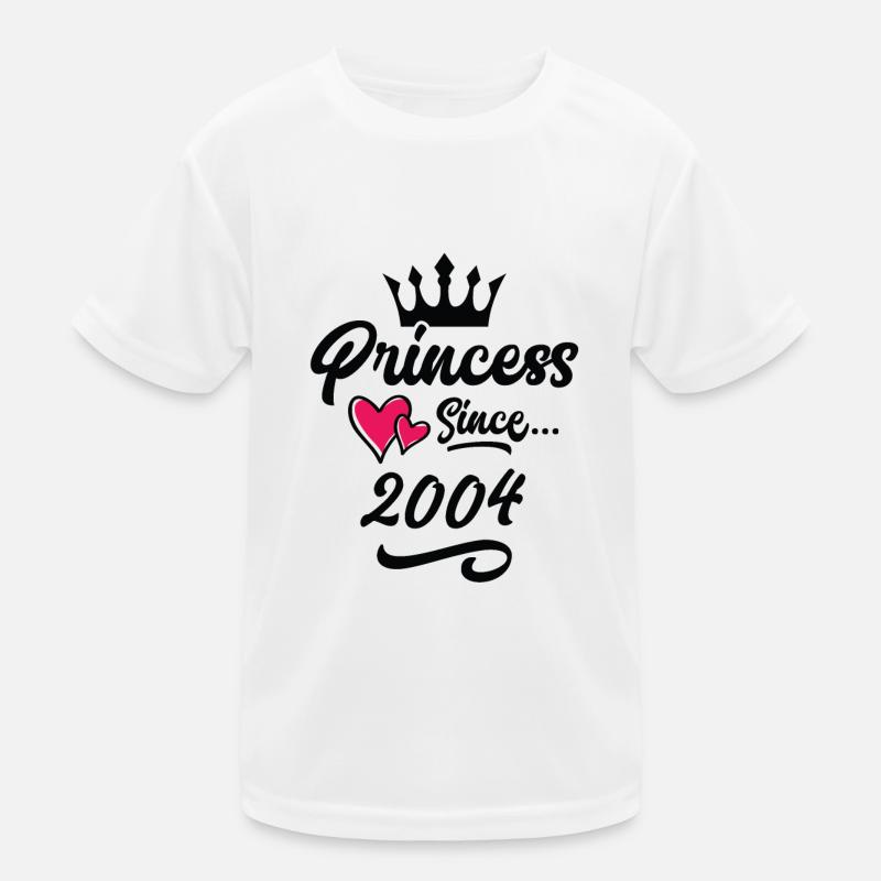 2004 Anniversaire de la princesse T-shirt sport Enfant