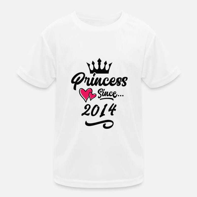 2014 Princess Birthday Kids Functional T-Shirt