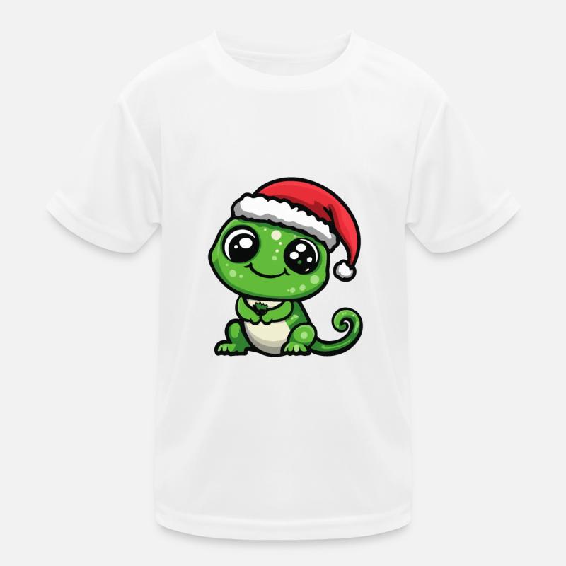 Faultier Weihnachten Niedlich Kinder Funktions-T-Shirt