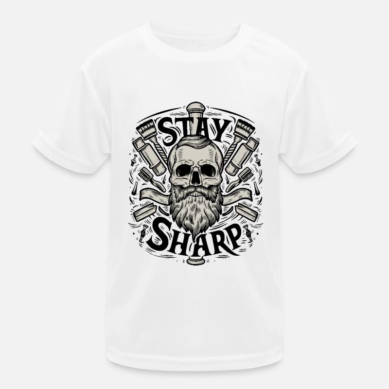 Stay sharp barber Kids Functional T-Shirt