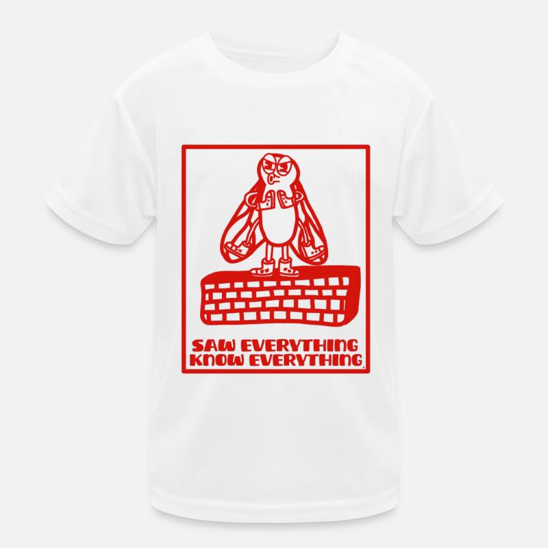 Know everything like a fly on a wall Kids Functional T-Shirt