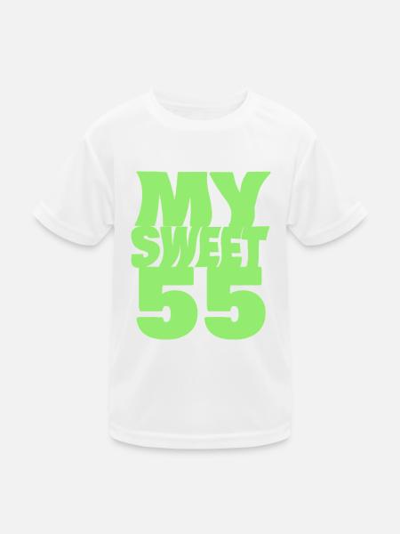 Sucré 55 - T-shirt sport Enfant - blanc - Devant