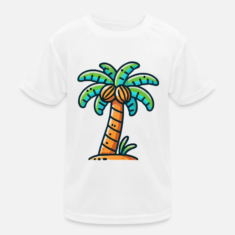 palm tree Kids Functional T-Shirt