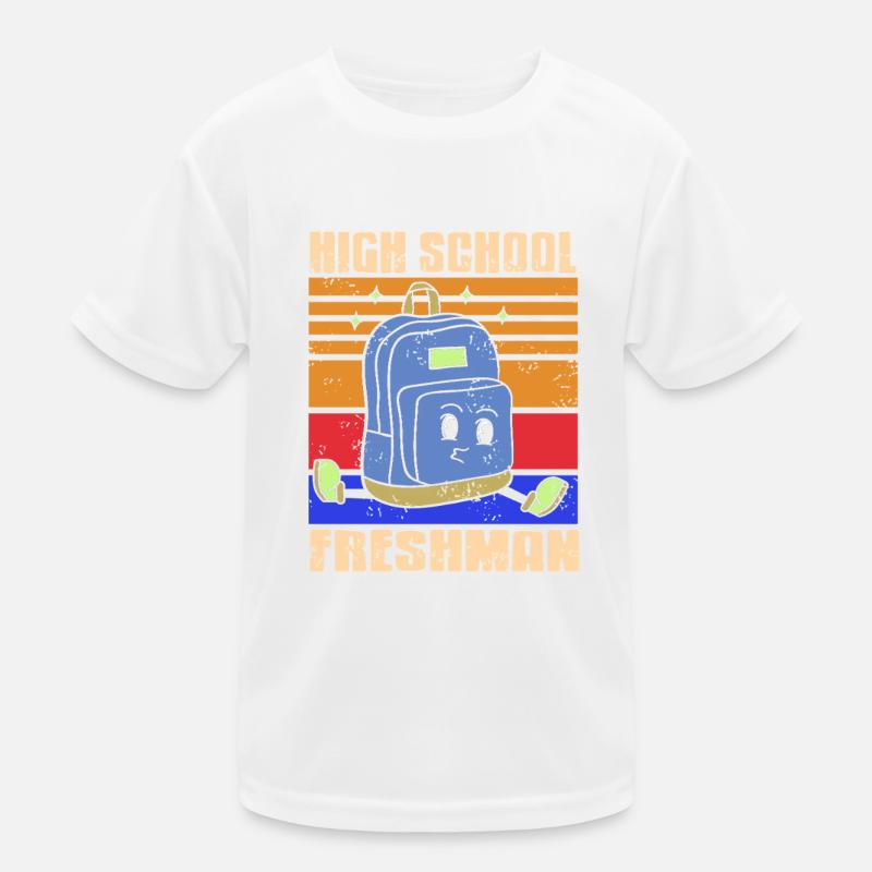 High School Freshman Backpack Cartoon Kinder Funktions-T-Shirt
