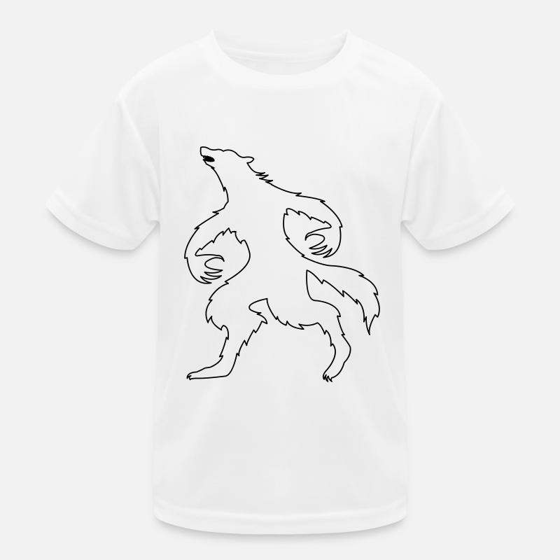 werwolf Kinder Funktions-T-Shirt