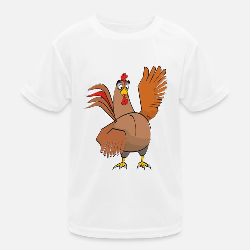 Gockel Kinder Funktions-T-Shirt