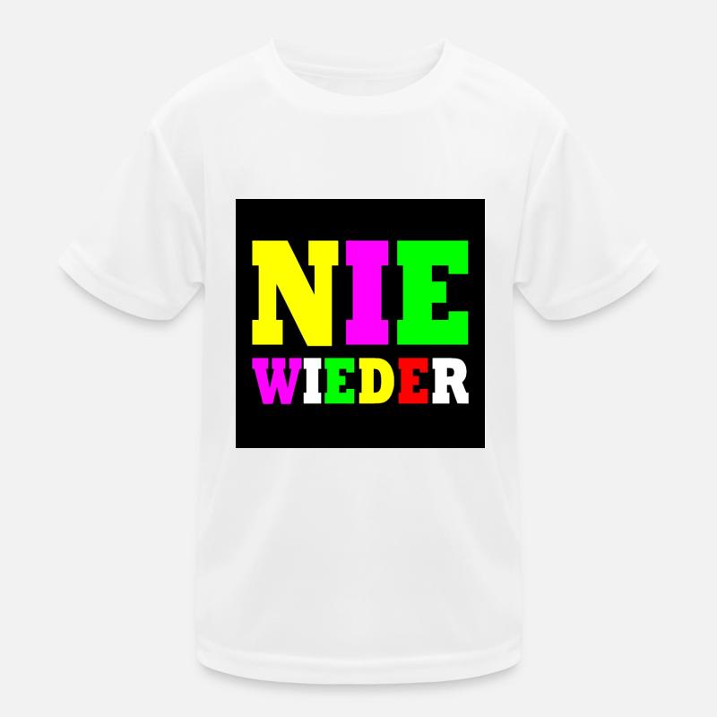 Never again Kids Functional T-Shirt