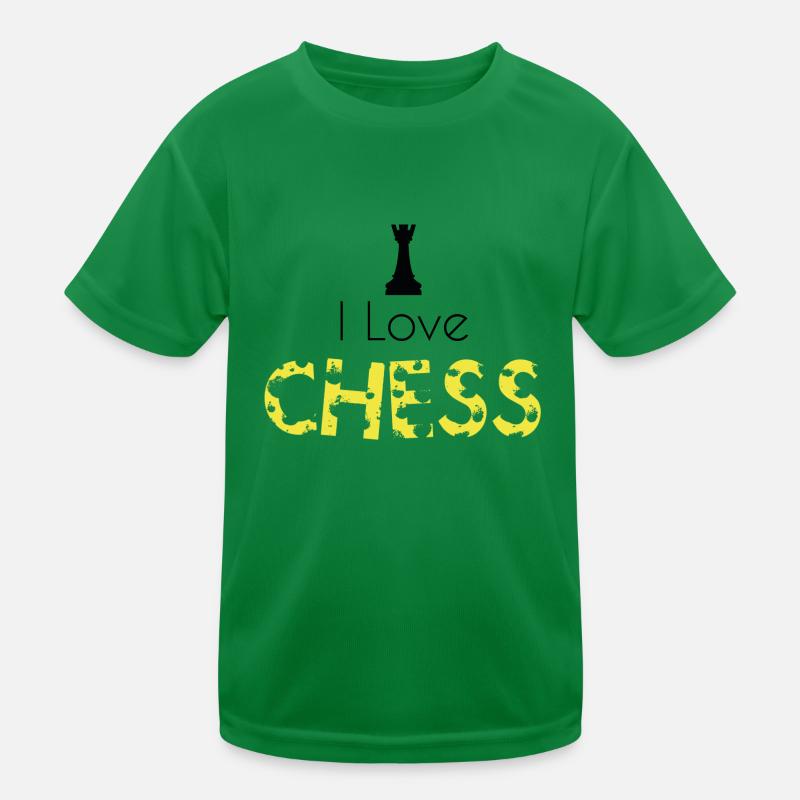 Schach Kinder Funktions-T-Shirt