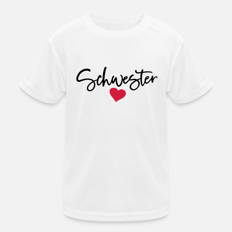 Beste Schwester Schwestern Schwesterherz Freundin Kinder Funktions-T-Shirt