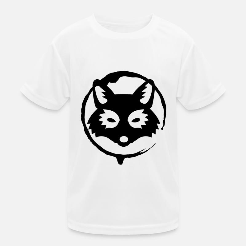 Fuchs - Fox - Naturschutz - Waldtier - Kinder Funktions-T-Shirt - Weiß