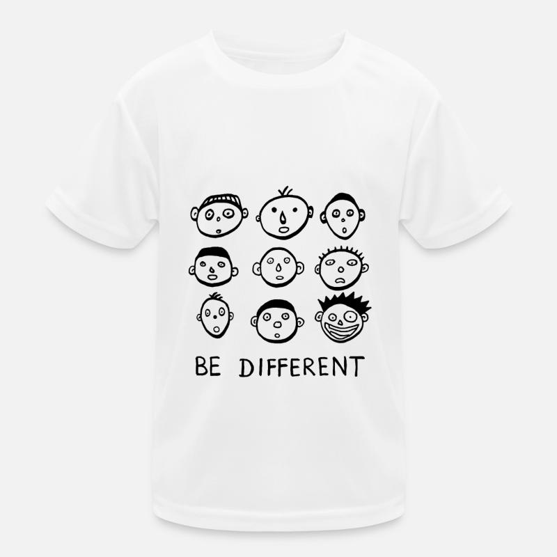 Be different be different statement cool funny Kids Functional T-Shirt