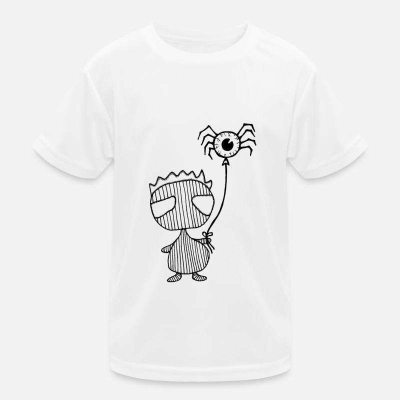 Emo Boy with Spider Gothic Figure by nikki-luka Kids Functional T-Shirt