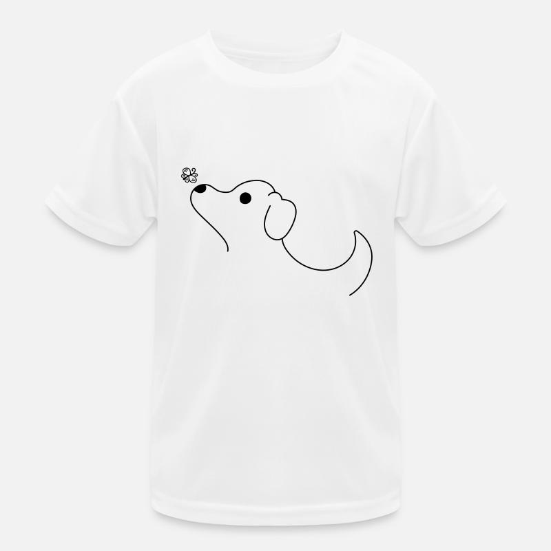 chien T-shirt sport Enfant