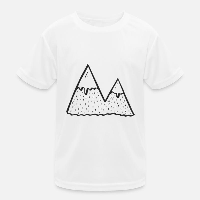 Berge Kinder Funktions-T-Shirt