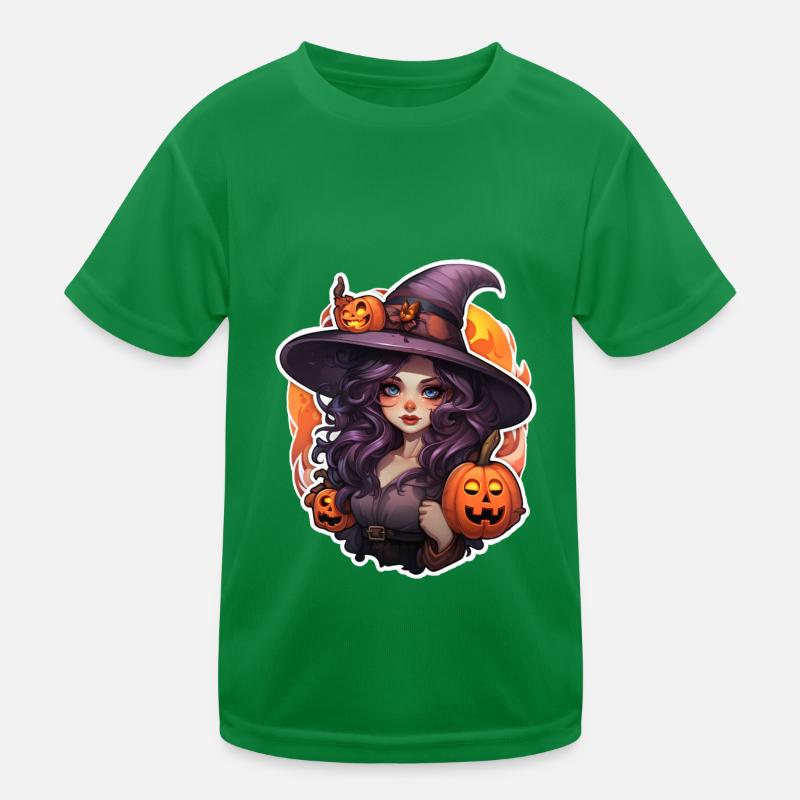 Halloween Hexe 3 Kinder Funktions-T-Shirt