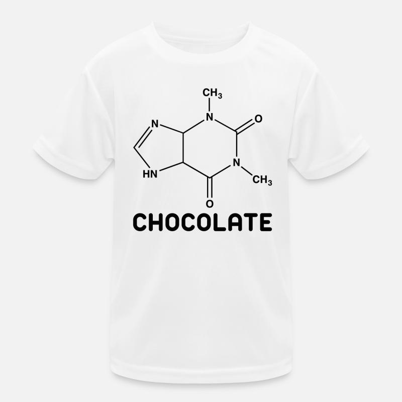 Chocolate Molecule Kids Functional T-Shirt