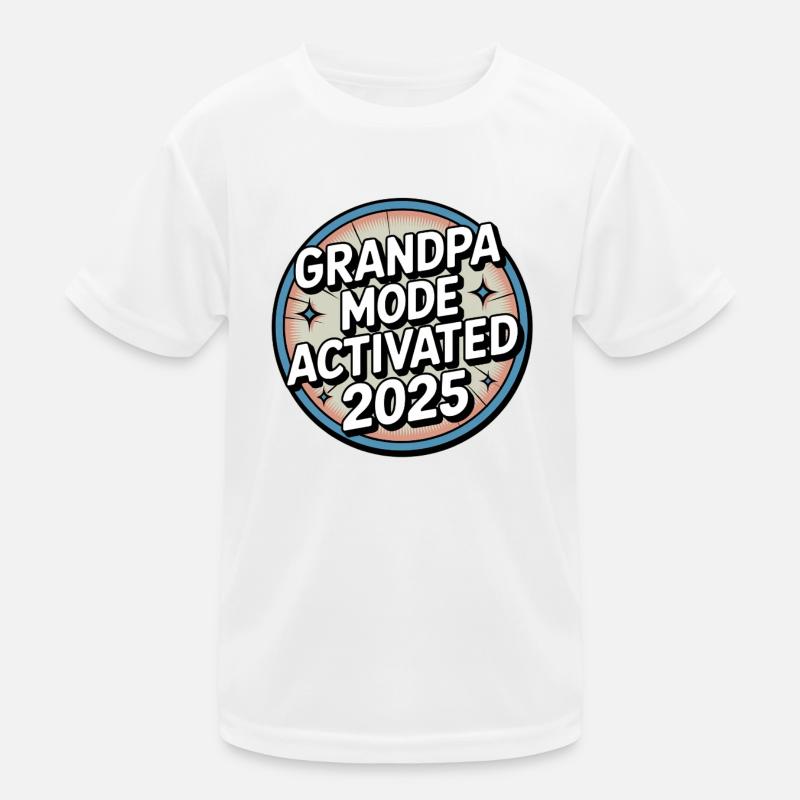 Mode grand-père activé 2025 T-shirt sport Enfant
