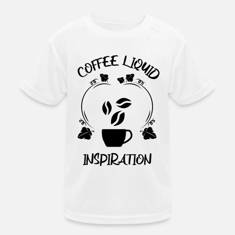 Kaffee Espresso Käffchen Kinder Funktions-T-Shirt