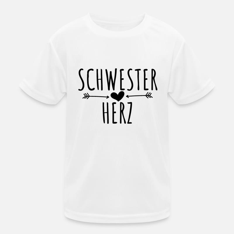 Schwesterherz Geschenk Schwestern Kinder Funktions-T-Shirt