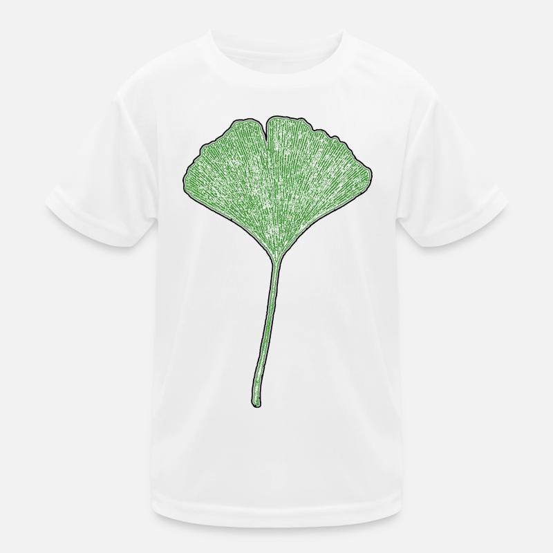 Gingkoblatt Kinder Funktions-T-Shirt