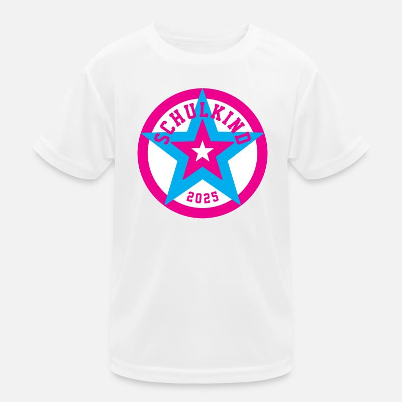 SCHULKIND 2025 - EINSCHULUNG - ERSTER SCHULTAG Kinder Funktions-T-Shirt