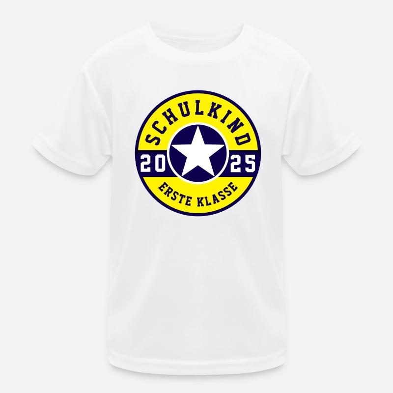 SCHULKIND 2025 - EINSCHULUNG - ERSTER SCHULTAG Kinder Funktions-T-Shirt