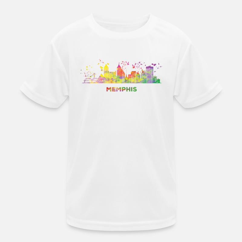 Memphean Skyline Memphis Kids Functional T-Shirt
