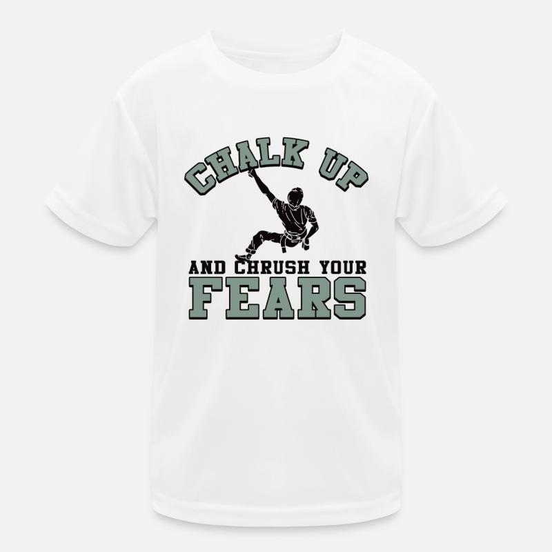 Craie et écrase tes peurs en faisant du bloc T-shirt sport Enfant