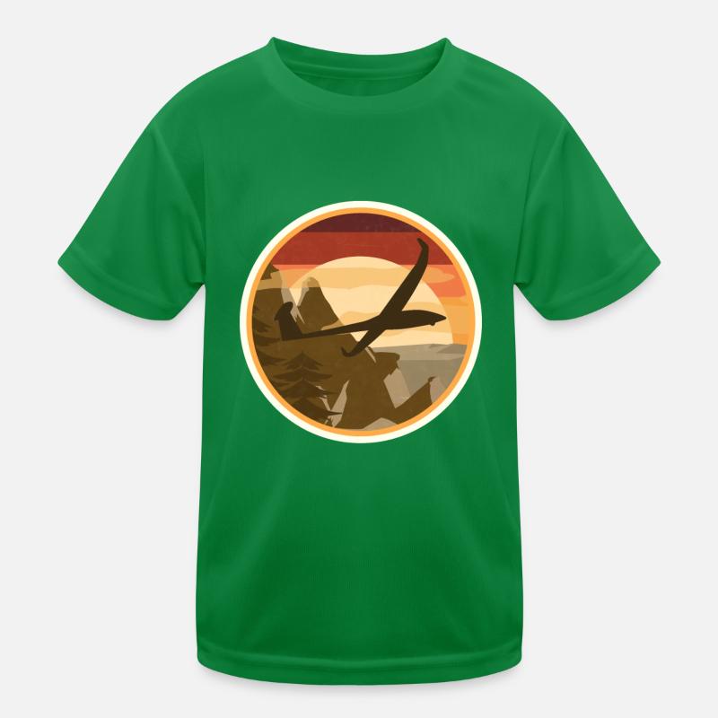 Rc-flugzeug Segelflugzeug Modellflugzeug Pilot Kinder Funktions-T-Shirt