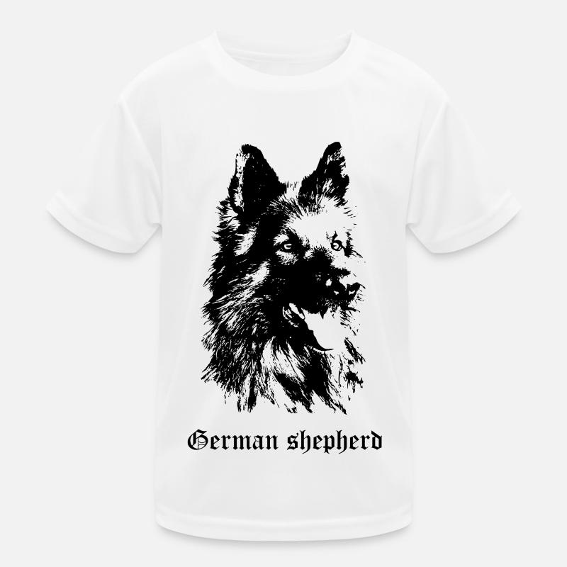 Deutscher Schäferhund Kinder Funktions-T-Shirt