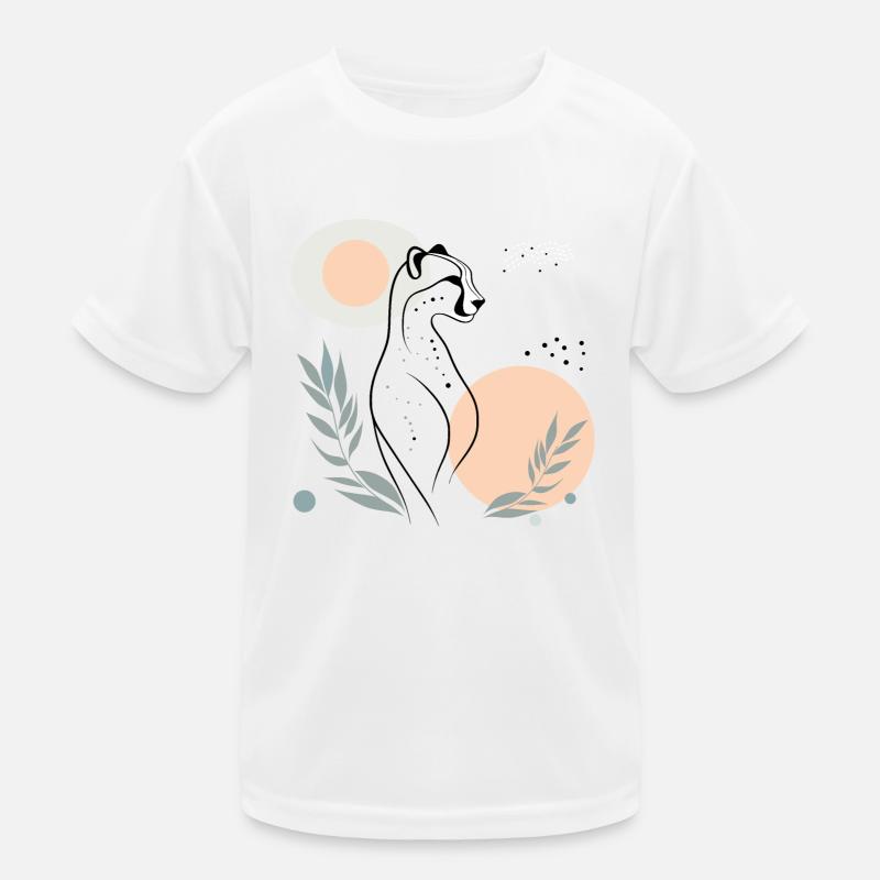 Guépard élégant T-shirt sport Enfant