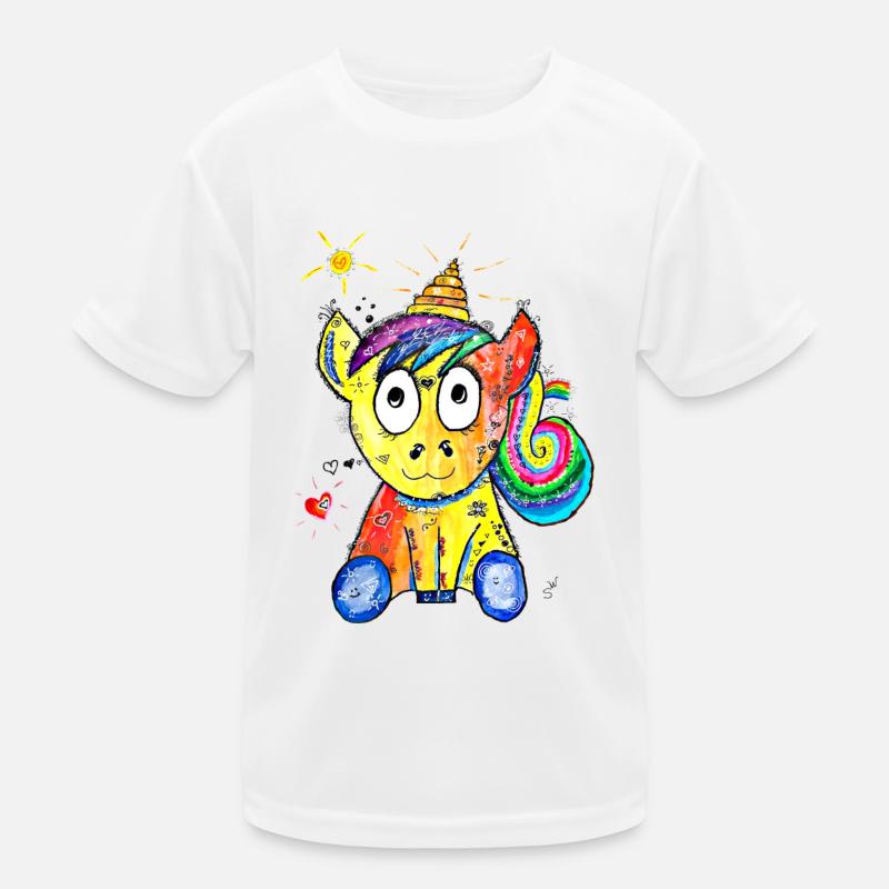 Licorne heureuse T-shirt sport Enfant