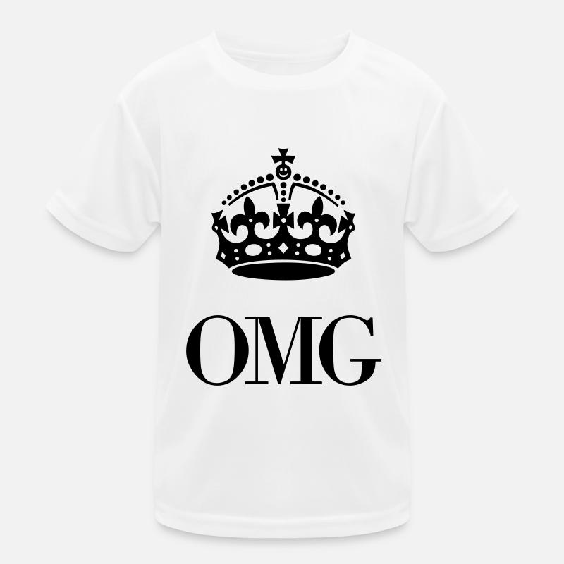 OMG Krone Kinder Funktions-T-Shirt