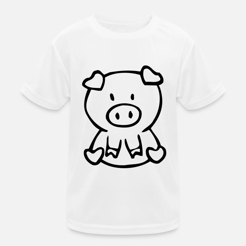 schwein - pig Kinder Funktions-T-Shirt