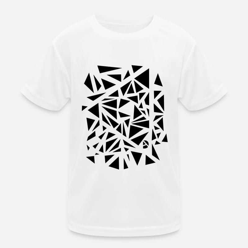 AD Triangle Explosion - T-shirt sport Enfant - blanc