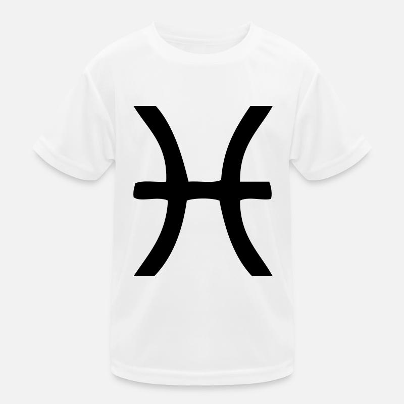 Sternzeichen Fisch Kinder Funktions-T-Shirt