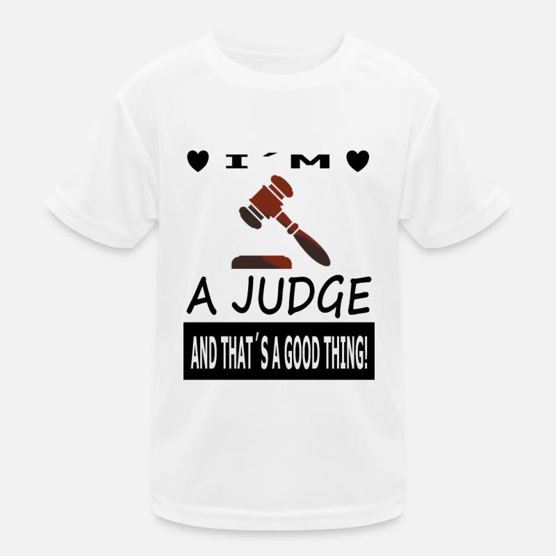Ich bin Richter Richterin stolzer Richter Geschenk Kinder Funktions-T-Shirt