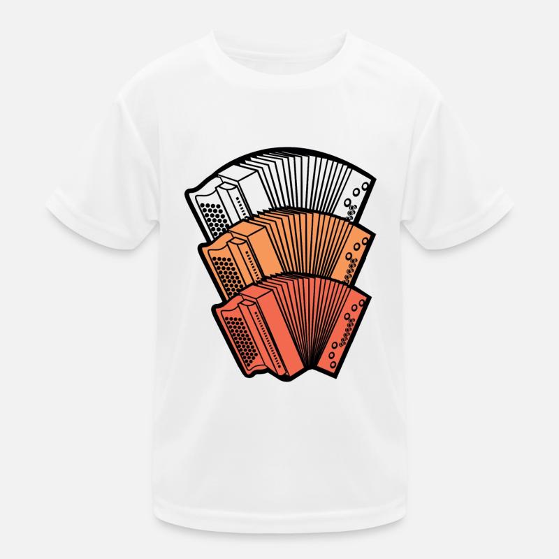 Styrian harmonica accordion musicians gift Kids Functional T-Shirt