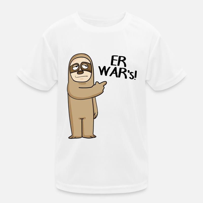 Er wars - Er war´s Kinder Funktions-T-Shirt