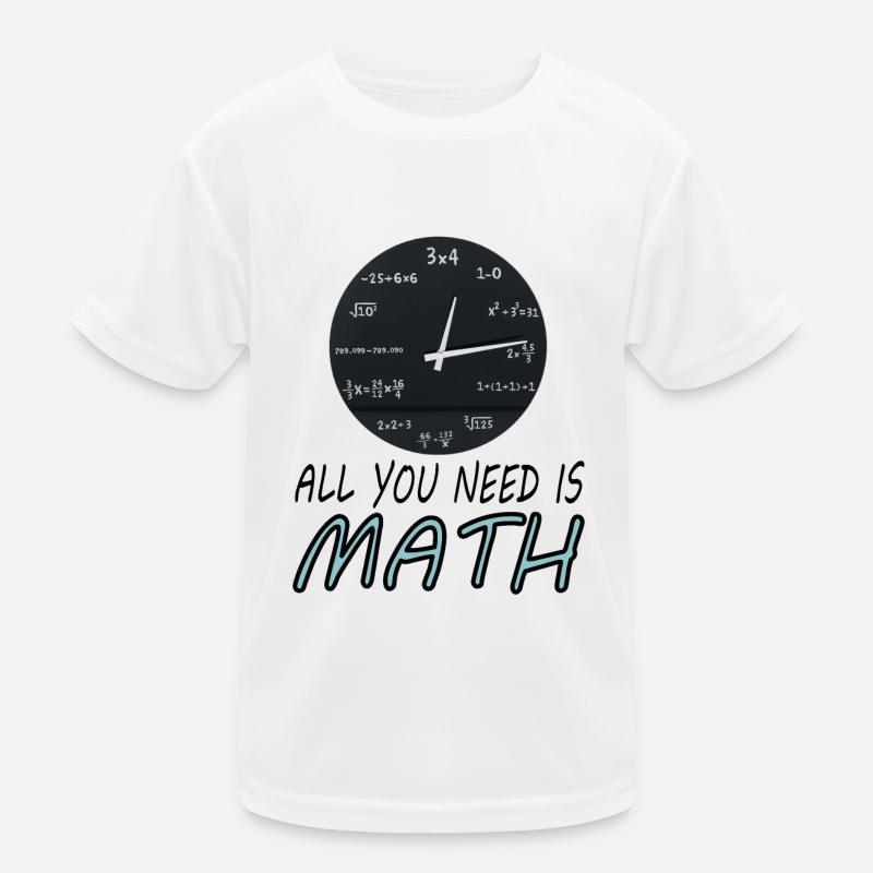 Study Math Student Math Study Gift Kids Functional T-Shirt