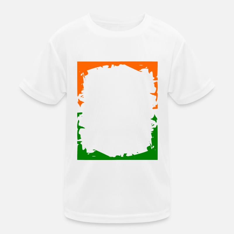 colored noise frame Kids Functional T-Shirt