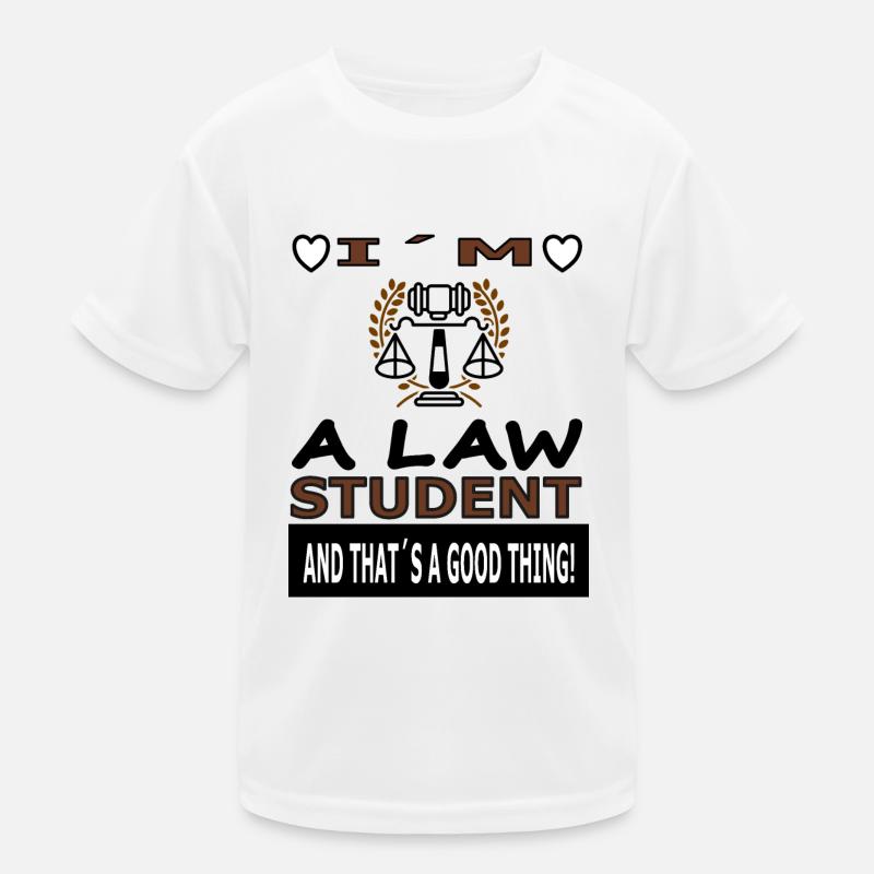 I am a law student studying law gift idea Kids Functional T-Shirt