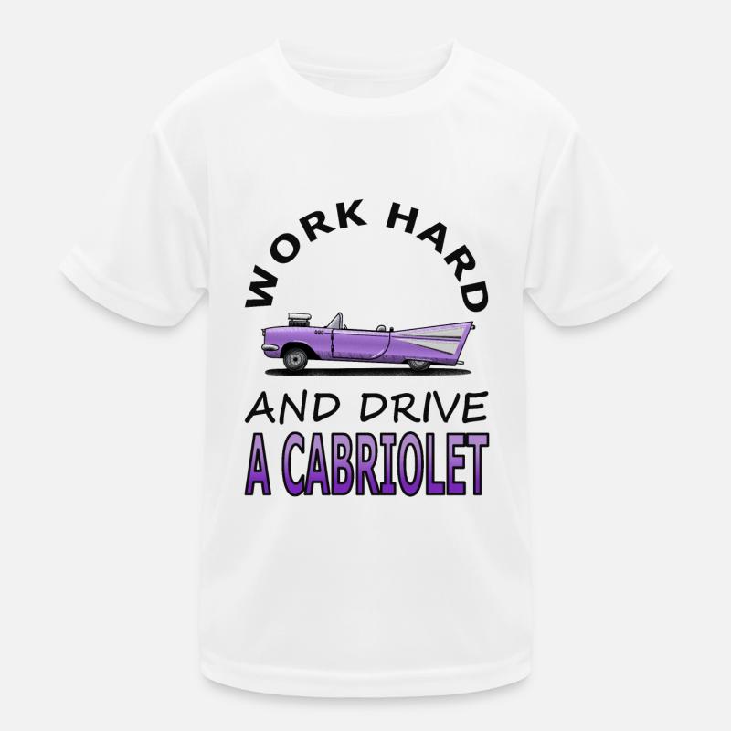 Cabriolet drive Cabriolet driver saying gift Kids Functional T-Shirt