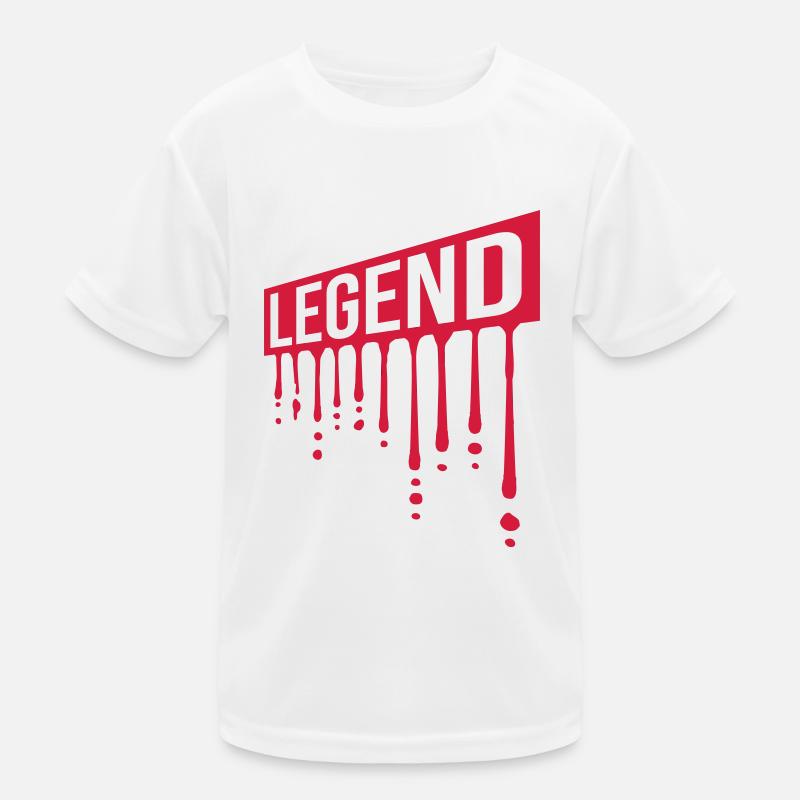 Legend Shield Graffiti Gouttes T-shirt sport Enfant