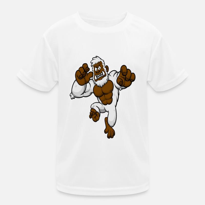 Gorilla Chimpanzee Primate Singe Visage Cadeau T-shirt sport Enfant