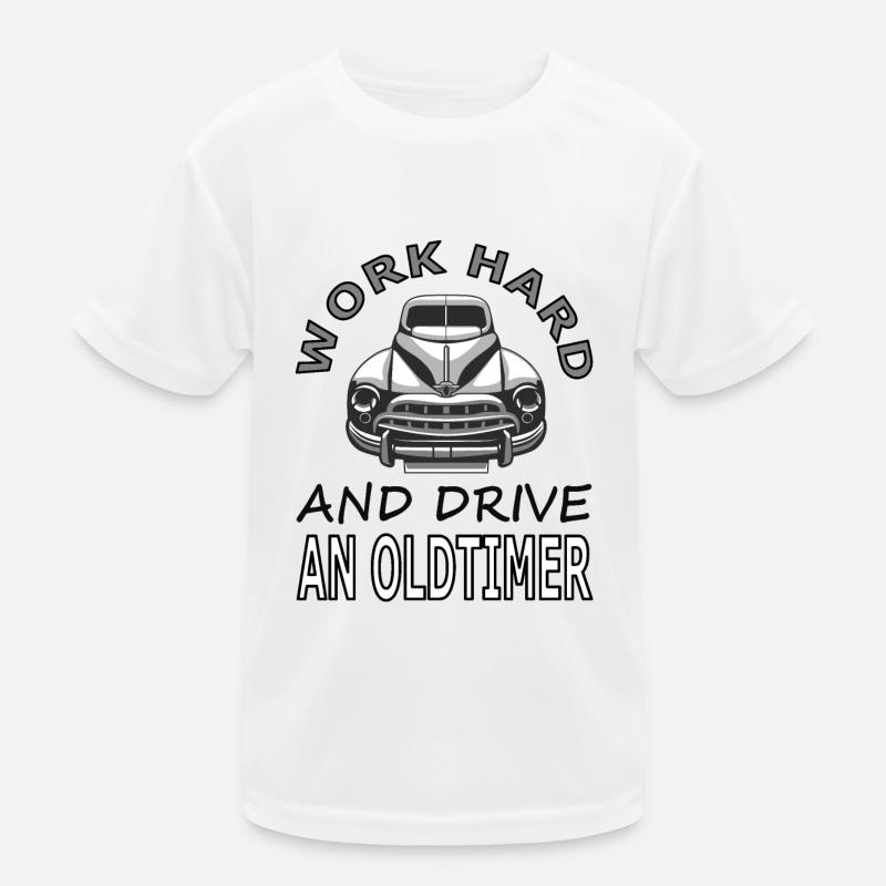 Oldtimer drive old car cool vehicle poison Kids Functional T-Shirt