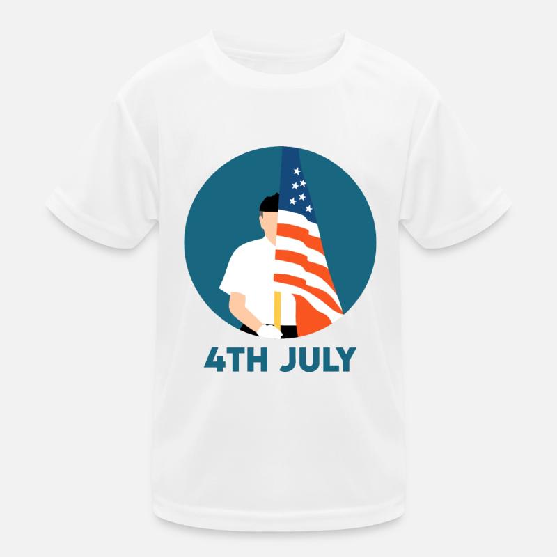4. Juli Kinder Funktions-T-Shirt