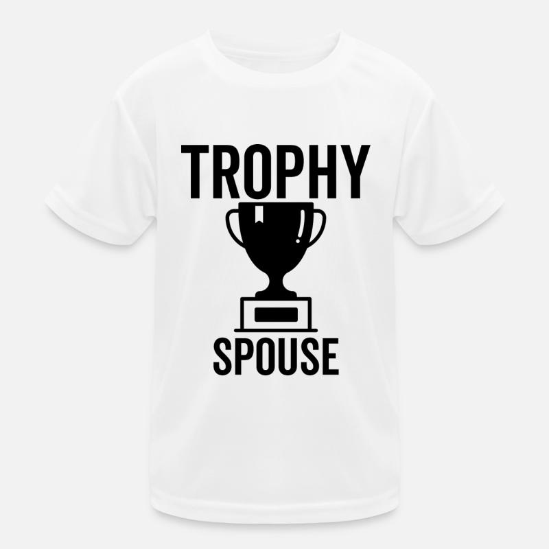 Trophäen-Ehepartner Kinder Funktions-T-Shirt