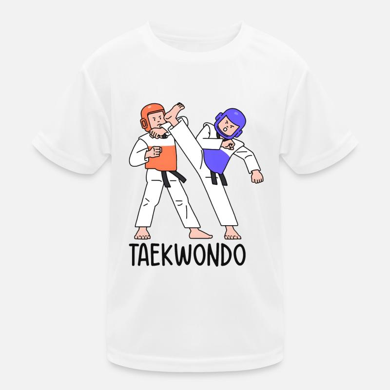 taekwondo T-shirt sport Enfant